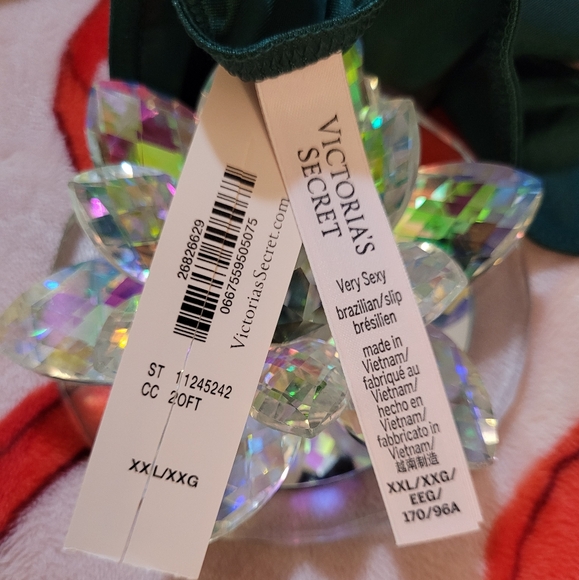 💚 XXL VS Very Sexy Double Strap Shine Strap Brazilian Panty 💚 - Picture 11 of 16